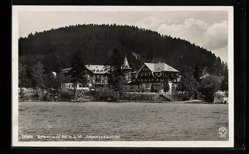 AK Titisee im Schwarzwald, Blick auf das Schwarzwald-Hotel