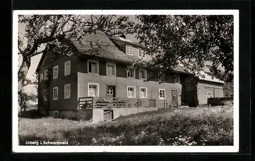 AK Urberg im Schwarzwald, vor der Pension Müller