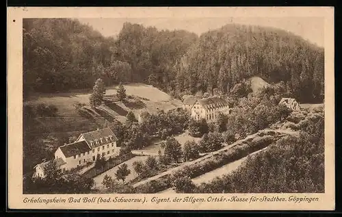AK Bad Boll im Schwarzwald, Blick auf das Erholungsheim