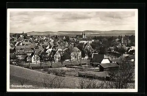 AK Donaueschingen, Generalansicht der Stadt