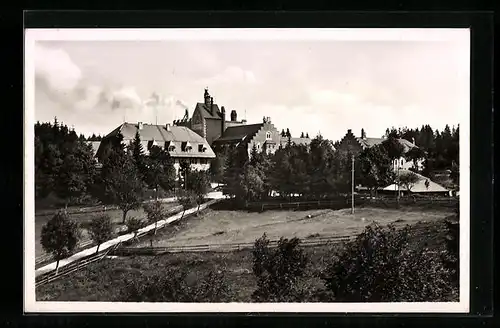 AK Rothaus im Schwarzwald, Blick von den Wiesen auf den Ort