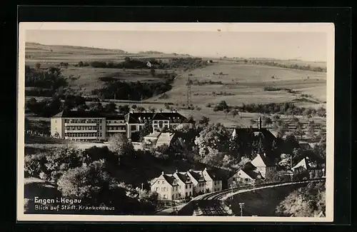 AK Engen i. Hegau, Blick auf das Städt. Krankenhaus