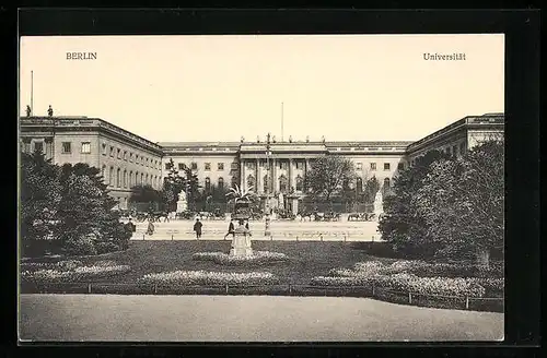 AK Berlin, Parkanlagen vor der Universität