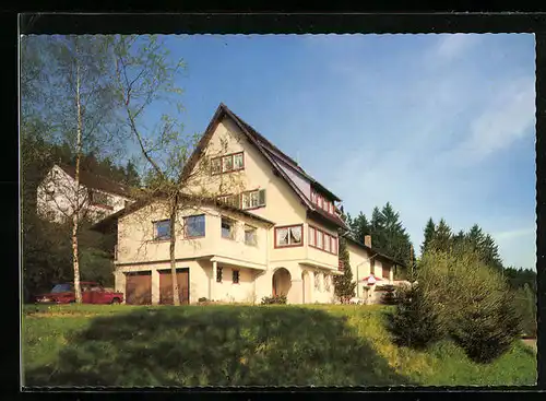 AK Lenzkirch /Schw., Pension Hubertus, Bes. Heinrich Scale, Schloss-Urach-Strasse 16