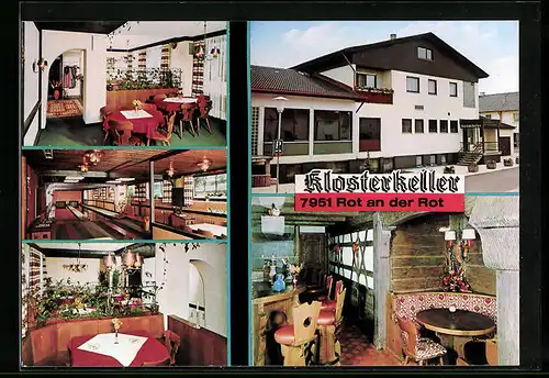 AK Rot a. d. Rot, Restaurant Klosterkeller, Bes. Fam. Franz Seefelder