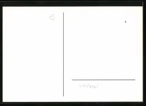 AK VW Passat, Auto, von hinten