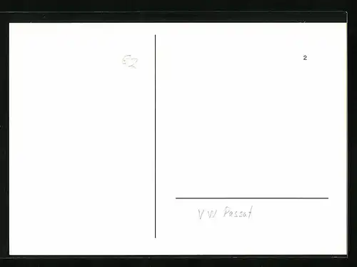 AK VW Passat, Auto, im Seitenprofil, Rot