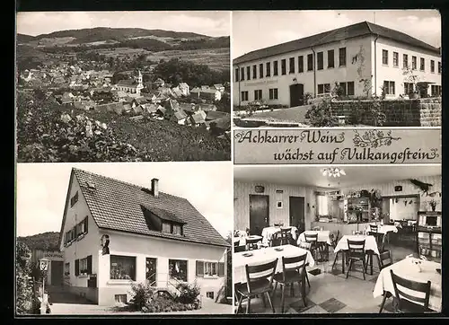 AK Achkarren /Kaiserstuhl, Weinrestaurant Vulkanstüble, Bes. Fam. Strittmatter