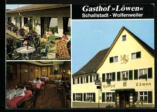 AK Wolfenweiler b. Freiburg, Gasthof Löwen, Inh. Hans Joachim Busch, Basler Strasse 56