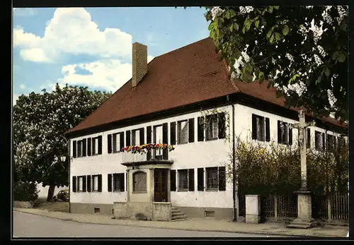 AK Gottenheim i. Br., Gasthaus zum Löwen, Bes. Fam. J. Dangel