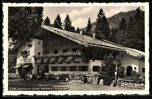 AK Neuhaus-Schliersee, Café-Restaurant Sachs