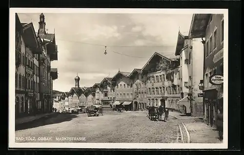 AK Bad Tölz /Obbay., Blick in die Marktstrasse