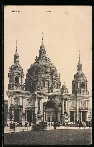 AK Berlin, Dom von den Anlagen aus gesehen