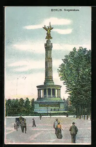 AK Berlin-Tiergarten, Siegessäule