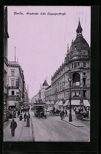 AK Berlin, Friedrich- Ecke Leipzigerstrasse