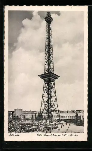 AK Berlin-Charlottenburg, am Funkturm