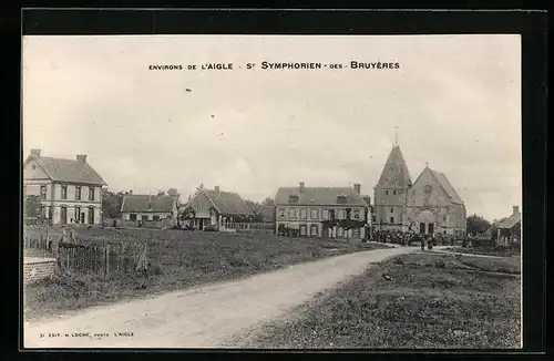 AK St Symphorien-des-Bruyères, Entrée de la Ville