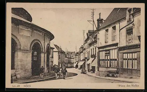 AK Sées, Place des Halles