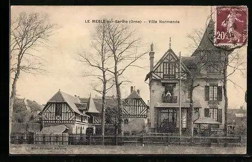 AK Le Mesle-sur-Sarthe, Villa Normande