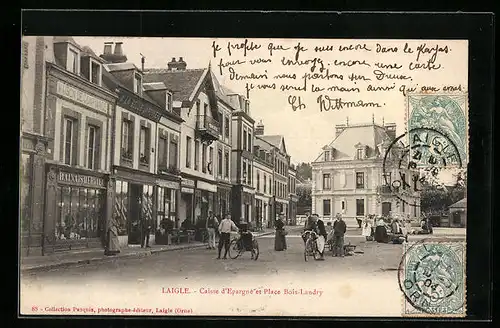 AK Laigle, Caisse d`Epargne et Place Bois-Landry