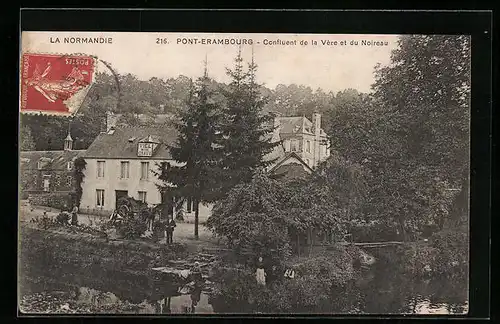 AK Pont-Erambourg, Confluent de la Vère et du Noireau