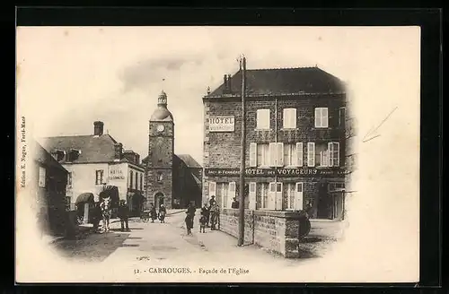 AK Carrouges, Facade de l`Eglise
