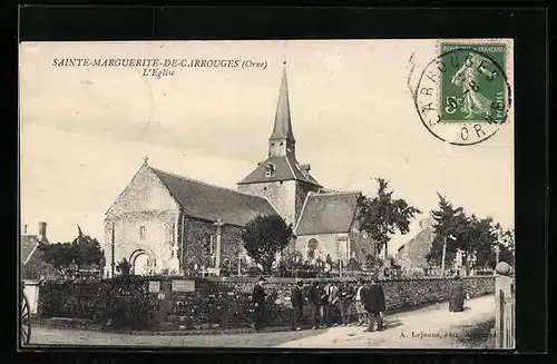 AK Sainte-Marguerite-de-Carrouges, l`Eglise