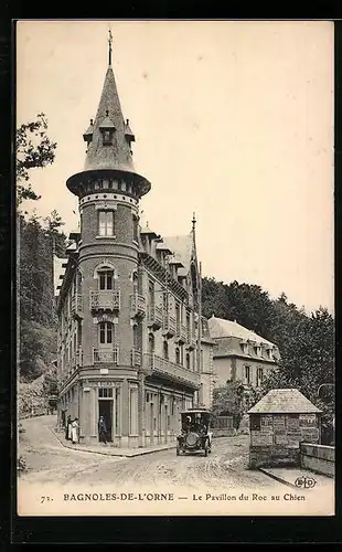 AK Bagnoles-de-L`Orne, Le Pavillon du Roc au Chien