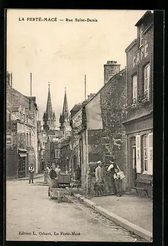 AK La Ferté-Macé, Rue Saint-Denis