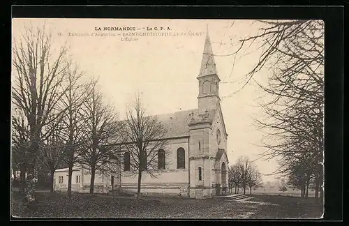 AK Saint-Christophe-le-Jajolet, l`Église