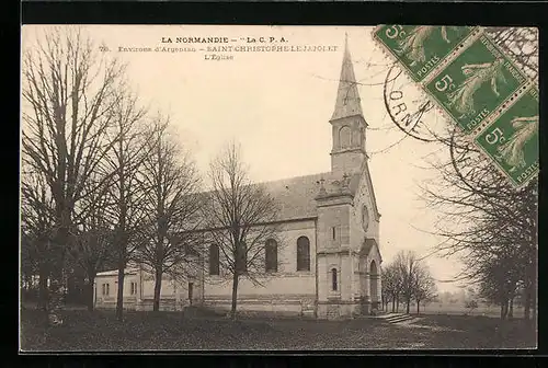 AK Saint-Christophe-le-Jajolet, l`Église