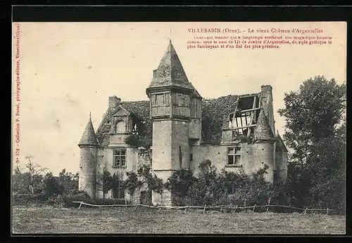 AK Villebabin, le vieux Chateau d`Argentelles