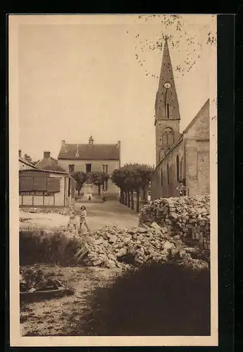 AK Chambois, L`Eglise et le Monument aux Morts