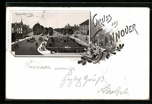 Lithographie Hannover, Königsworther Platz