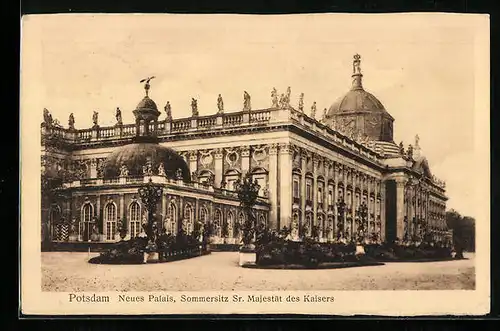 AK Potsdam, Neues Palais, Sommersitz Sr. Majestät des Kaisers