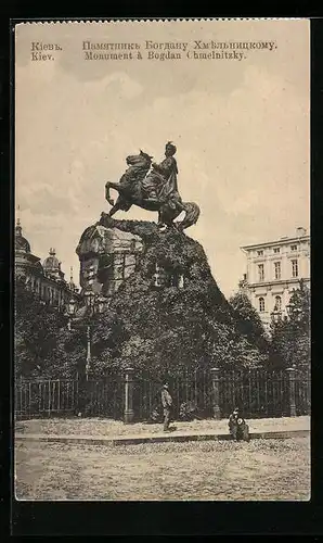 AK Kiev, Monument à Bogdan Chmelnitzky