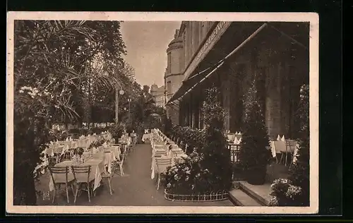 AK Berlin, Weinhaus Rheingold, Terrasse, Potsdamer Platz