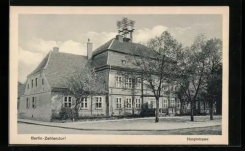 AK Berlin-Zehlendorf, Stadthaus auf der Hauptstrasse