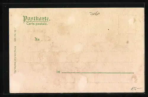 AK Schorndorf, Wandgemälde Die Weiber von Schorndorf aus dem Jahre 1688, Rathaus