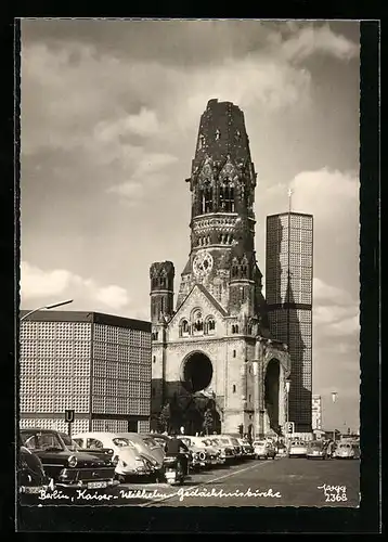 AK Berlin-Charlottenburg, Blick zur Kaiser-Wilhelm-Gedächtniskirche