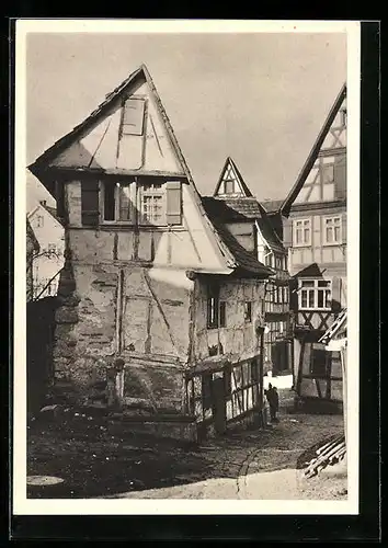 AK Schorndorf, Haus an der alten Stadtmauer