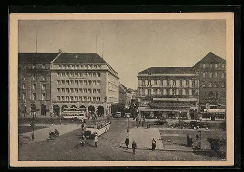 AK Berlin, Unter den Linden, Ecke Friedrichstrasse