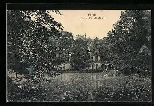 AK Fürth, Partie im Stadtpark
