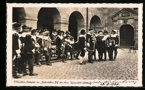 AK Altdorf, Wallenstein-Festspieleim Historischen Hof