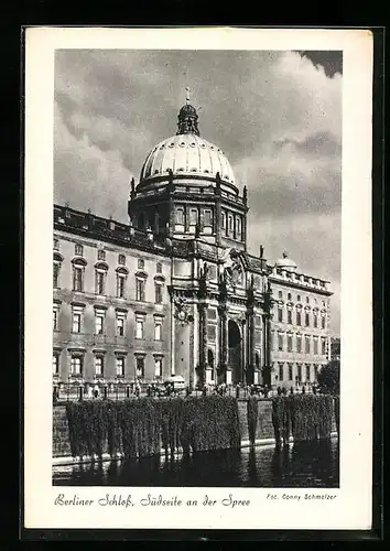 AK Berlin, Schloss, Südseite an der Spree