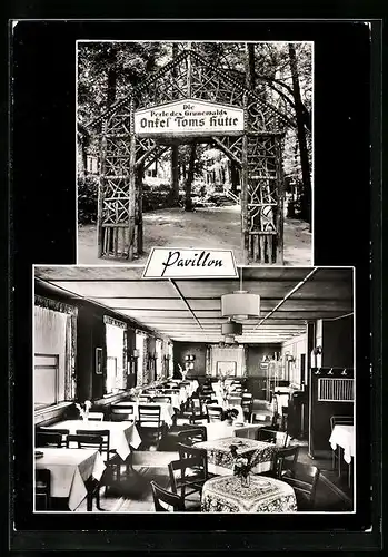 AK Berlin-Zehlendorf, Wald-Terrassen-Restaurant Onkel Toms Hütte, Onkel Tom Strasse