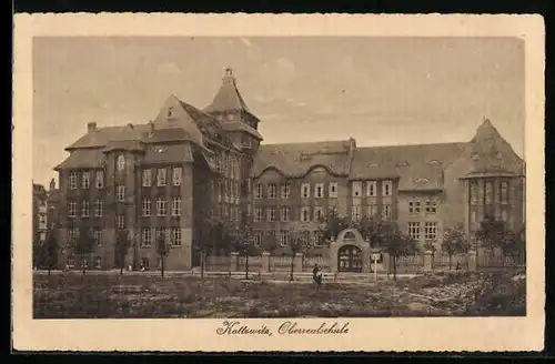 AK Kattowitz, Blick auf Oberrealschule