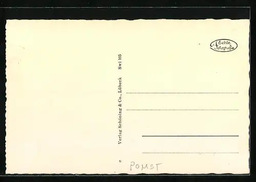 AK Swinemünde, Partie am Platz