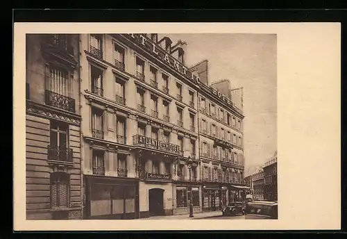AK Paris, Atlantic-Hotel, 44 Rue de Londres