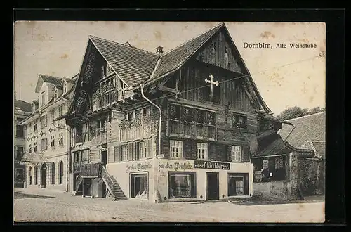 AK Dornbirn, Gasthof zur alten Weinstube